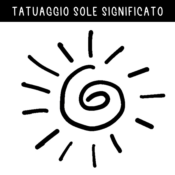 TATUAGGIO SOLE SIGNIFICATO